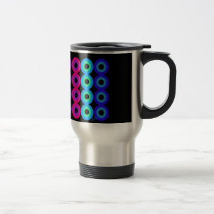 Caneca Térmica Círculos neon