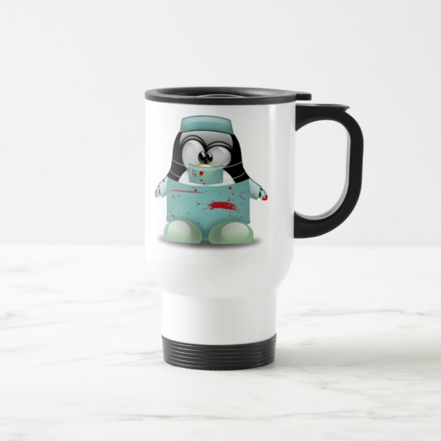 Caneca Térmica Cirurgião Tux (Direita)