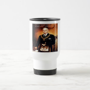 Caneca Térmica Citação de Harry Truman "Não Deu Inferno a Eles"