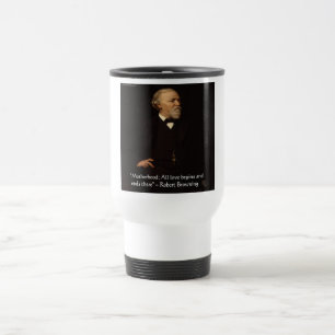 Caneca Térmica Citação Famosa de Maternidade de Robert Browning