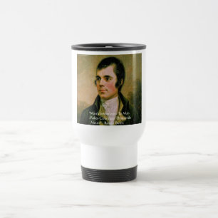 Caneca Térmica Citação Famosa de Robert Burns