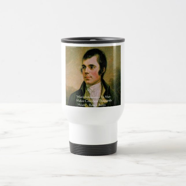 Caneca Térmica Citação Famosa de Robert Burns (Centro)