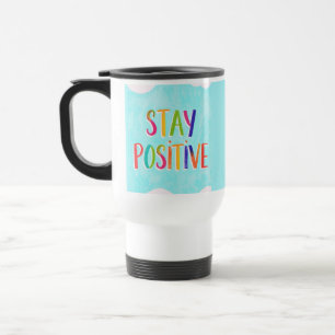 Caneca Térmica Citação motivacional positiva pintada