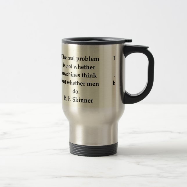 Caneca Térmica citações de B F Skinner (Direita)