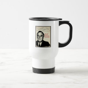 Caneca Térmica Citações de Franklin D. Roosevelt