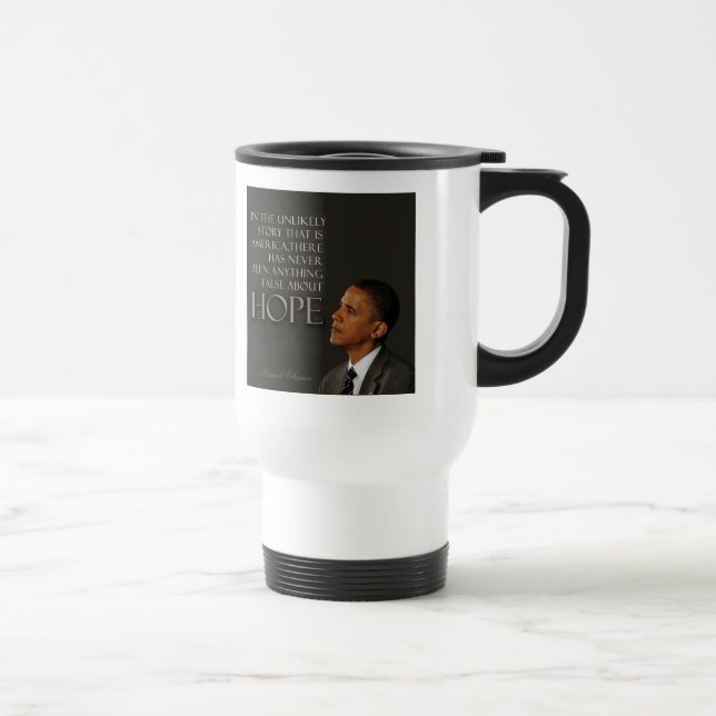 Caneca Térmica Citações de Obama (Direita)