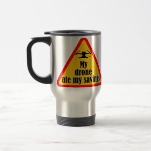 Caneca Térmica Citações engraçadas de drones