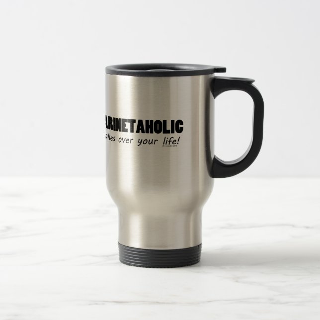 Caneca Térmica Clarinetaholic Life (Direita)
