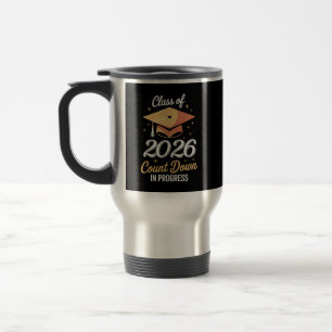 Caneca Térmica Classe De 2026 Contagem Em Curso Peronalizada