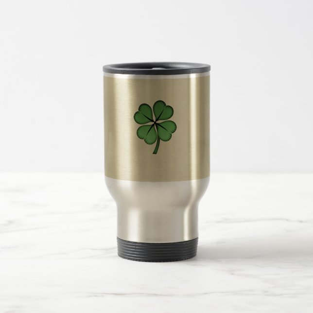 Caneca Térmica Clássico irlandês Lucky Shamrock (Centro)