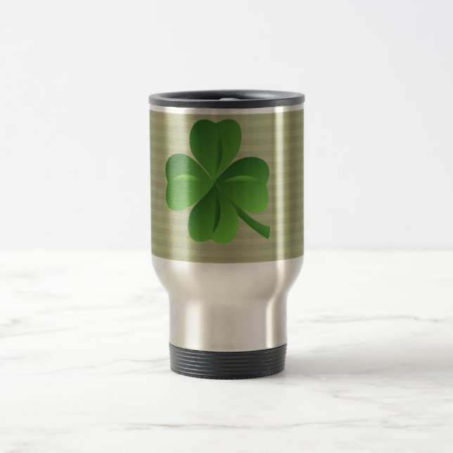 Caneca Térmica Classy Trendy Irish Lucky Shamrock (Centro)