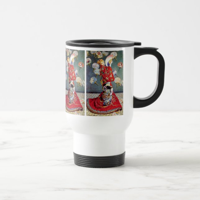 Caneca Térmica Claude Monet, Madame Monet in a Japanese costume (Direita)