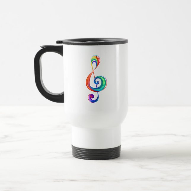 Caneca Térmica Clef (trecho de arco-íris) (Esquerda)