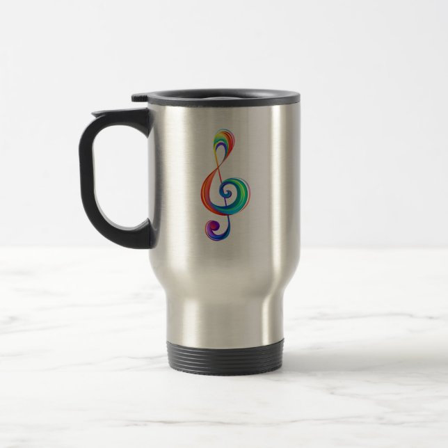 Caneca Térmica Clef (trecho de arco-íris) (Esquerda)