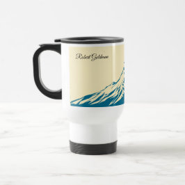Caneca Térmica Clube de Esqui de Inverno Vintage Personalizado Lo