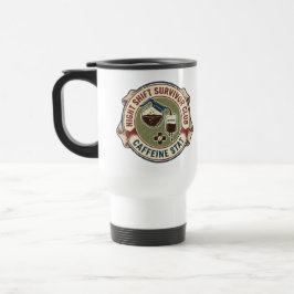 Caneca Térmica Clube de Sobreviventes do Turno da Noite Enfermeir