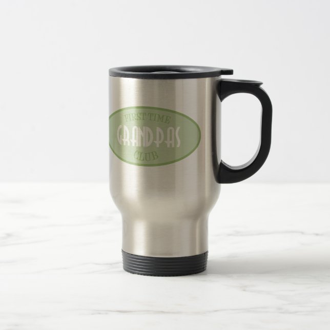 Caneca Térmica Clube dos vovôs da primeira vez (verde) (Direita)