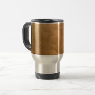 Caneca Térmica Cobre Metálico Escovado à Mão 2.0