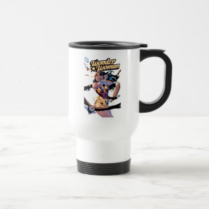 Caneca Térmica Cobrir de banda desenhada da Mulher Maravilha #1