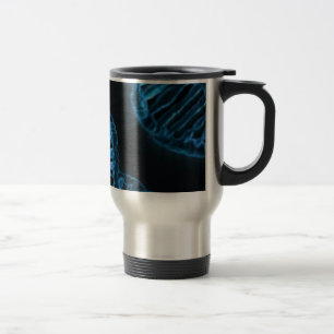 Caneca Térmica Código microscópico da hélice dobro do ADN da v