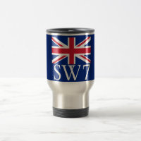 Código postal SW7 de Londres com Union Jack
