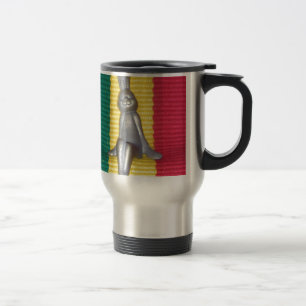 Caneca Térmica Coelhinho em Cores Rasta: Um Toque de Impressão de