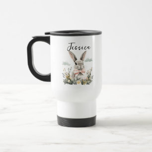 Caneca Térmica Coelho Bonito Personalizado Animal de Estimação
