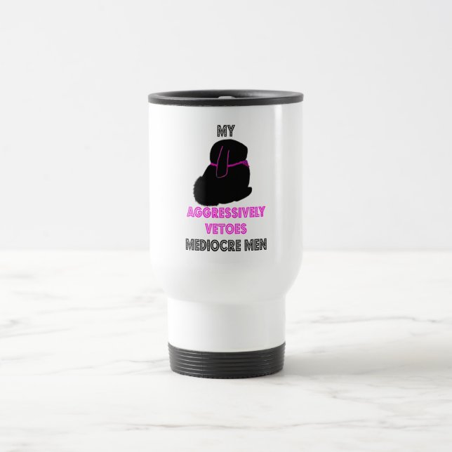 Caneca Térmica Coelho engraçado com bom gosto (Centro)