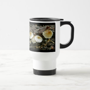 Caneca Térmica Cogumelos Pequenos Parasols no Log