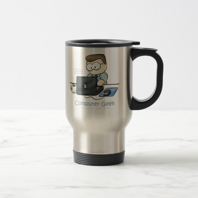 Caneca Térmica coisa de café de geek (Direita)