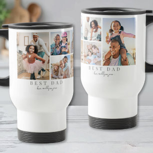 Caneca Térmica Colagem de Fotos da Família do Pai