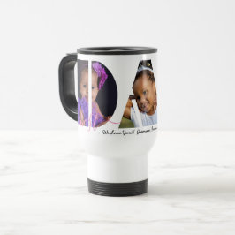 Caneca Térmica Colagem de Fotos do Melhor PAI Personalizado