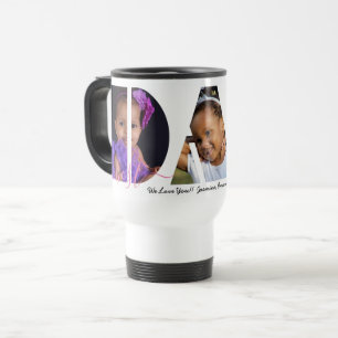 Caneca Térmica Colagem de Fotos do Melhor PAI Personalizado