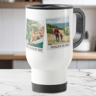 Caneca Térmica Colagem de Fotos Personalizada do dia de os pais 3