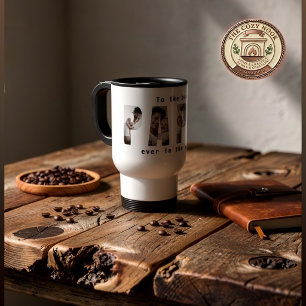 Caneca Térmica Colagem de Fotos Personalizada Melhor Papai do Mun