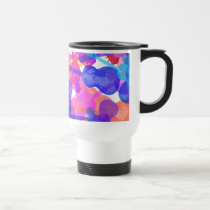 Caneca Térmica Colagem de Violão Colorida