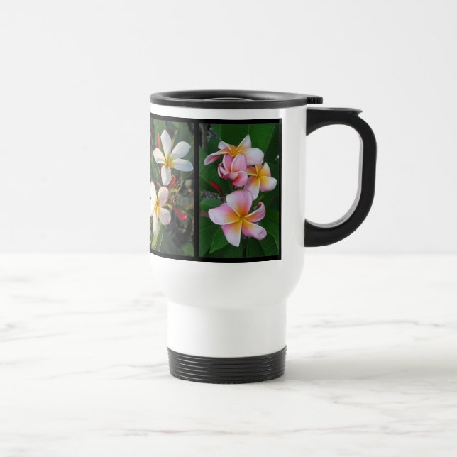 Caneca Térmica Colagem do Plumeria (Direita)