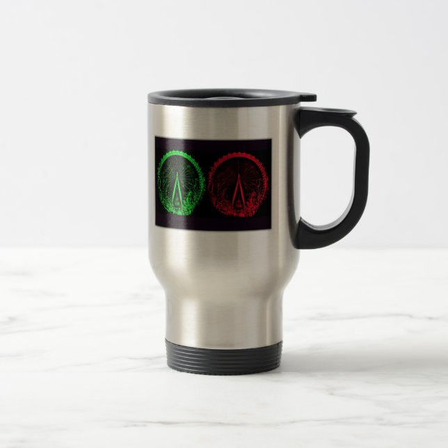 Caneca Térmica Colagem-Eu do olho de Londres (Direita)