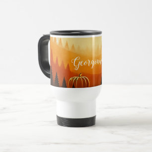 Caneca Térmica Colheita Automática de Pumpkin Personalizada