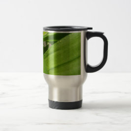 Caneca Térmica Colheita verde da Orquídea de Dendrobium
