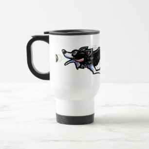 Caneca Térmica Collie Fronteira em Ação