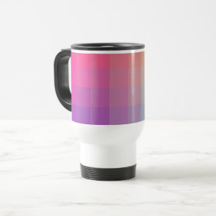 Caneca Térmica Colores Coloridas Arco-Íris Pixels Design