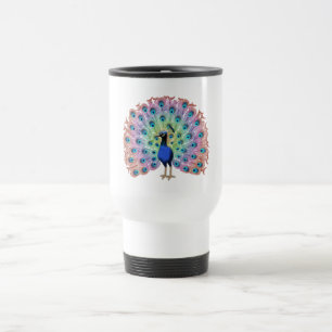 Caneca Térmica Colorida Peacock