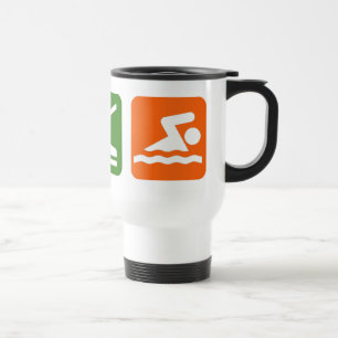 Caneca Térmica Coma a natação do sono