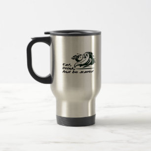Caneca Térmica Coma Beba E Seja Assustador Clube Assustador Legal