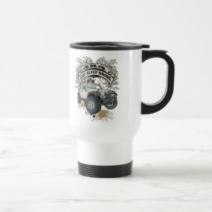 Caneca Térmica Coma, durma, conduza 4x4