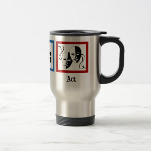 Caneca Térmica Coma o Sono Age Engraçado Ator de Teatro
