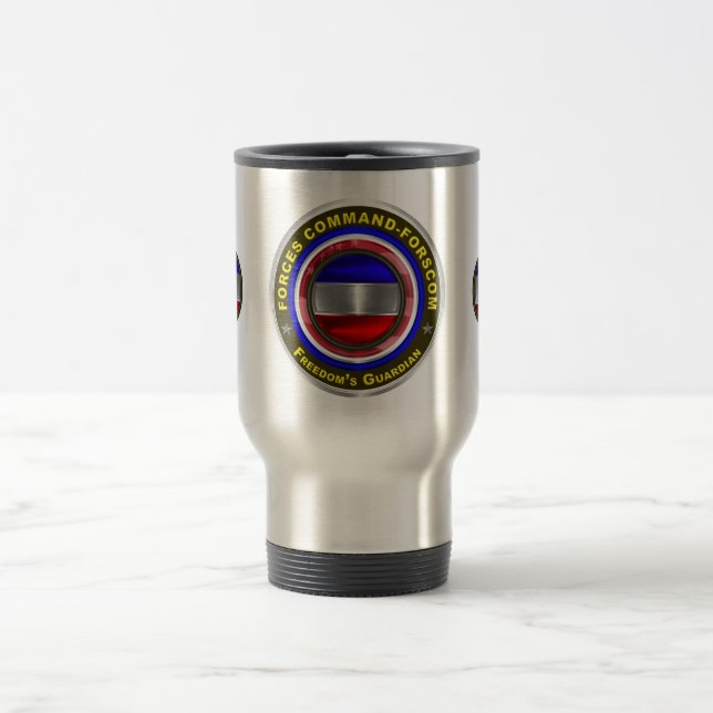 Caneca Térmica Comando das Forças do Exército FORSCOM  (Centro)