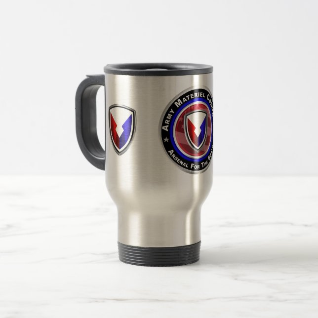 Caneca Térmica Comando de Material do Exército - AMC (Frente Esquerda)