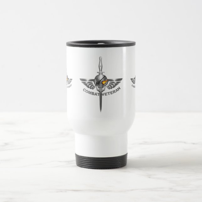 Caneca Térmica Combate o Crânio Assalariado Veterano com Dagger (Centro)